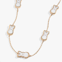 Load image into Gallery viewer, PEEPS® Pearlized Bunny Charm Necklace