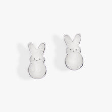 Load image into Gallery viewer, PEEPS® White Pearlized Bunny Studs