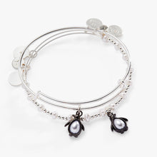 Load image into Gallery viewer, Penguin Bangle Set of 2