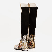 Load image into Gallery viewer, The Perugia Leather Pointy Toe Knee High Women Boot
