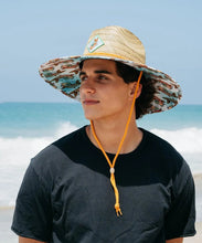 Load image into Gallery viewer, Peter Grimm Sublime Badfish Lifeguard - Rye Straw Lifeguard Hat