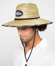 Load image into Gallery viewer, Peter Grimm Sublime Pool Shark Lifeguard - Rye Straw Lifeguard Hat