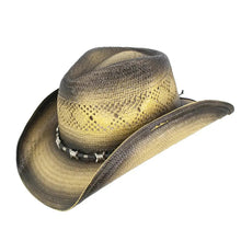Load image into Gallery viewer, Peter Grimm Atom - Straw Cowboy Hat