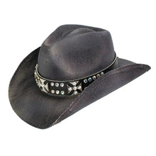 Load image into Gallery viewer, Peter Grimm Anniston - Straw Cowgirl Hat