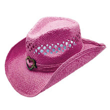 Load image into Gallery viewer, Peter Grimm Cupid - Straw Cowgirl Hat