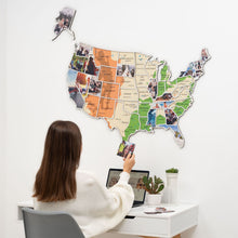Load image into Gallery viewer, USA Photo Map Physical