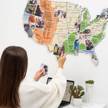 Load image into Gallery viewer, USA Photo Map Physical