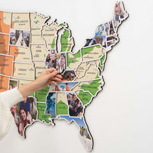 Load image into Gallery viewer, USA Photo Map Physical