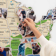 Load image into Gallery viewer, USA Photo Map Physical