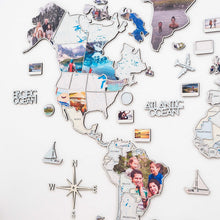 Load image into Gallery viewer, World Photo Map Pastel