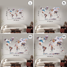 Load image into Gallery viewer, World Photo Map Pastel