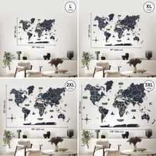 Load image into Gallery viewer, World Photo Map Midnight