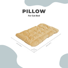 Load image into Gallery viewer, Sleeping Cat Pillow - Yellow