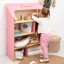 Load image into Gallery viewer, Pink Dollhouse Bookcase