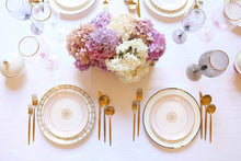 Load image into Gallery viewer, Gold Izmir Dinner Plate-Set of 4