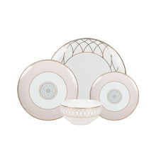 Load image into Gallery viewer, Pink &amp; Gold Dinnerware Set-16 Pieces