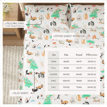 Load image into Gallery viewer, Turkish Cotton Christmas Flannel Sheet Set - Whittaker Collection