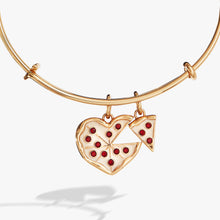 Load image into Gallery viewer, 'Take A Pizza My Heart' Multi Charm Bangle