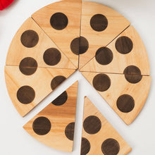 Load image into Gallery viewer, Wooden pizza toy