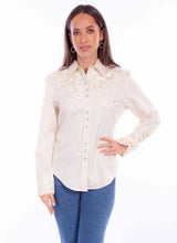 Load image into Gallery viewer, Scully Floral Tooled Embroidery - Women's Western Shirt
