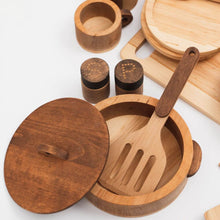Load image into Gallery viewer, Wooden Play Kitchen Dishes
