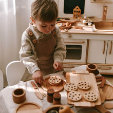 Load image into Gallery viewer, Wooden Play Kitchen Dishes
