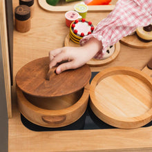 Load image into Gallery viewer, Wooden Play Kitchen Dishes