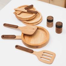 Load image into Gallery viewer, Wooden Play Kitchen Dishes