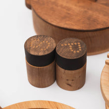 Load image into Gallery viewer, Wooden Play Kitchen Dishes
