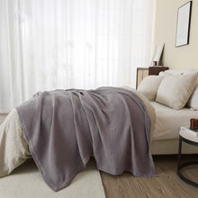 Load image into Gallery viewer, 100% Cotton Waffle Weave Blanket - Mikala Collection