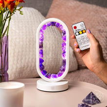 Load image into Gallery viewer, Portal to Peace - Amethyst Lamp of Stress Relief