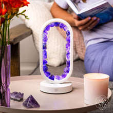 Load image into Gallery viewer, Portal to Peace - Amethyst Lamp of Stress Relief