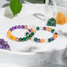 Load image into Gallery viewer, Powerhouse of Wealth Manifestation - Crystal Quartet Bracelet Set