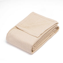 Load image into Gallery viewer, Herringbone Cotton Blanket