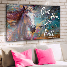Load image into Gallery viewer, God Is Within Her She Will Not Fall Psalm 46:5 Faith Sign V