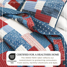 Load image into Gallery viewer, Americana Patchwork Quilt Set - Lowel Collection