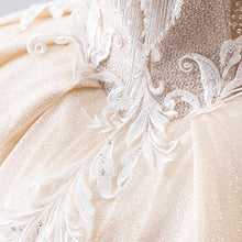 Load image into Gallery viewer, New Luxury High Neck Ball Gown Wedding Dress