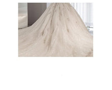 Load image into Gallery viewer, Luxury Wedding Dresses with Crystal Beads