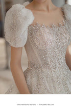 Load image into Gallery viewer, Luxury Wedding Dresses with Crystal Beads