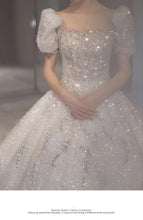 Load image into Gallery viewer, Luxury Wedding Dresses with Crystal Beads