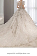 Load image into Gallery viewer, Luxury Wedding Dresses with Crystal Beads