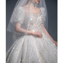 Load image into Gallery viewer, Luxury Wedding Dresses with Crystal Beads