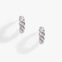 Load image into Gallery viewer, Puffy Rope Textured Huggie Hoop Earring