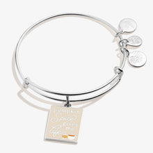 Load image into Gallery viewer, 'Pumpkin Spice Gives Me Life' Charm Bangle Bracelet