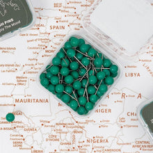 Load image into Gallery viewer, Canvas Push Pins - Green