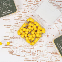 Load image into Gallery viewer, Canvas Push Pins - Yellow