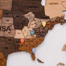 Load image into Gallery viewer, Wooden Location Pins