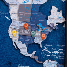 Load image into Gallery viewer, Wooden Location Pins