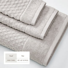 Load image into Gallery viewer, Cotton Diamond Waffle Weave Bath Towel Set - Grayson Collection