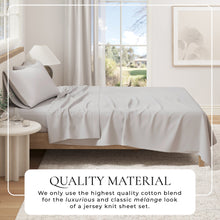 Load image into Gallery viewer, 100% Organic Cotton Jersey Knit Sheets